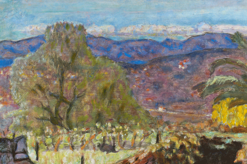 Pierre Bonnard - Paysage par temps de mistral