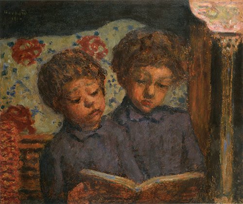 PB Enfants solfiant Charles et Jean Terrasse vers 1900